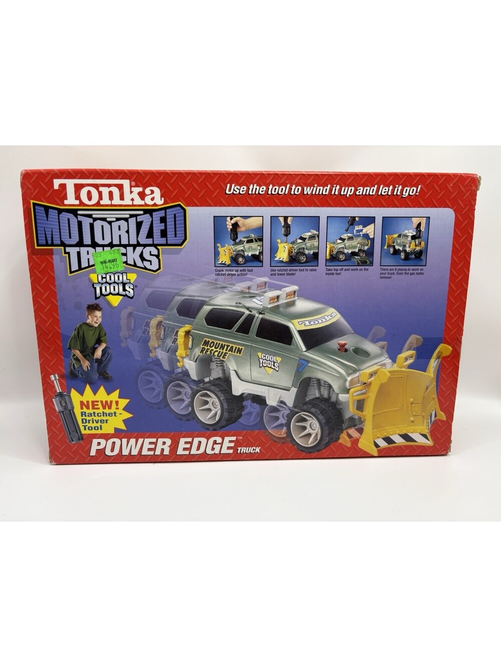 Vintage 1998 Hasbro Tonka Motorized Trucks Power Edge Rare New Open Box